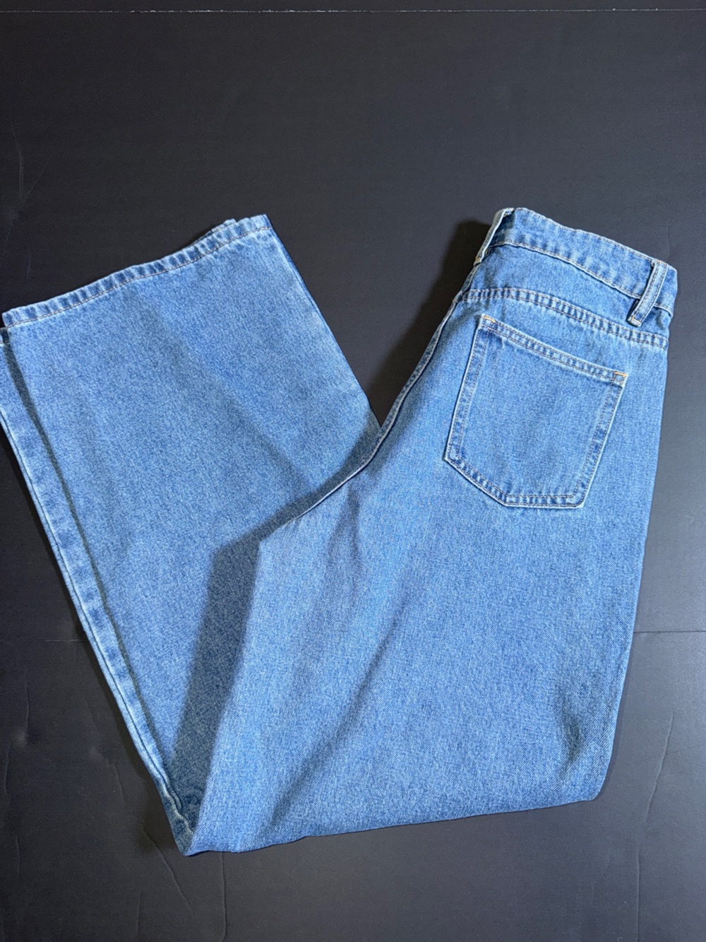 Cider Women’s Wide Leg Classic Light Blue Denim Jeans